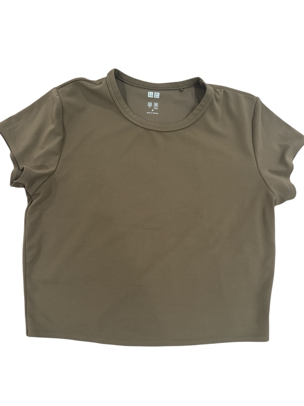 UNIQLO Olive Green Short Sleeve Crewneck Tee